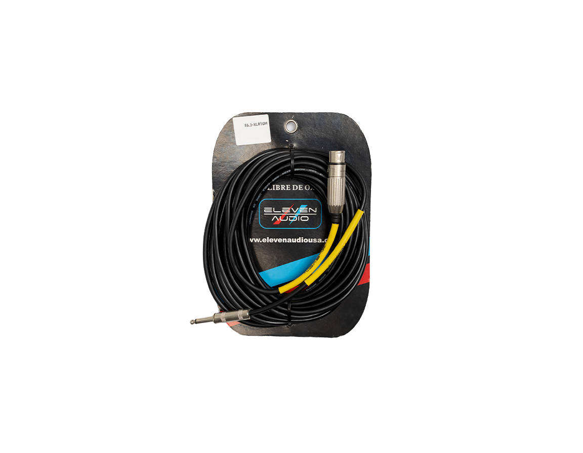 Cable para instrumento Modelo : E6.3XLR10M de 1/4-XLR HEMBRA